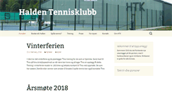 Desktop Screenshot of haldentennis.com