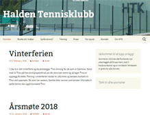 Tablet Screenshot of haldentennis.com